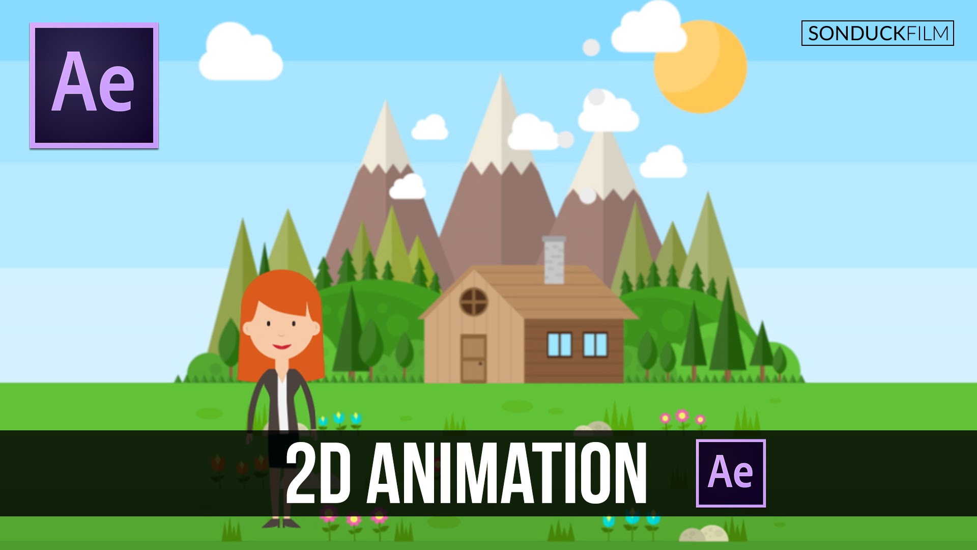 After Effects Tutorial: Easy 2D Animation | MEDIAROYD